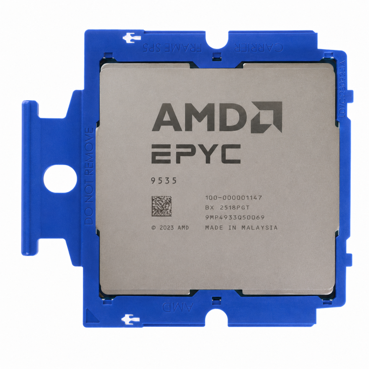 Unlocked AMD EPYC 9535 CPU Processor 64 Core 2.40GHz 256MB Cache 300W - 100-000001147