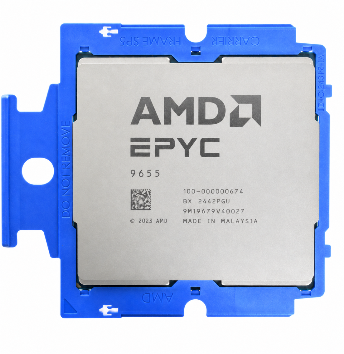 Unlocked AMD EPYC 9655 CPU Processor 96 Core 2.60GHz 384MB Cache 400W - 100-000000674