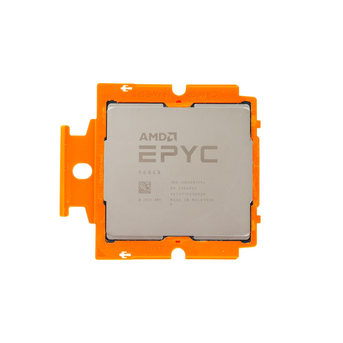 Unlocked AMD EPYC 9684X CPU Processor 96 Core 2.55GHz 1152MB Cache 400W - 100-000001254