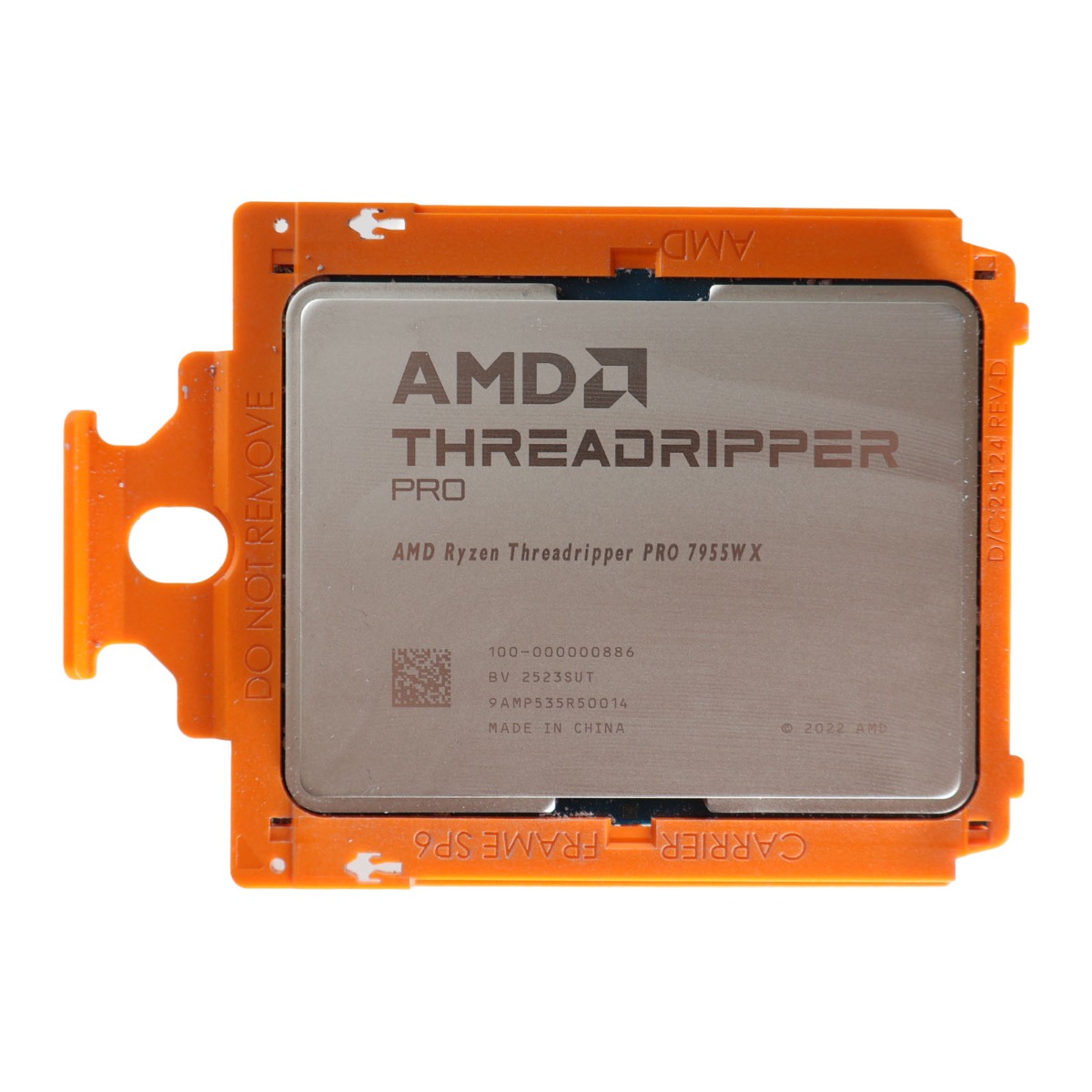 Unlocked AMD Ryzen Threadripper Pro 7955WX CPU Processor 16 Core 4.50GHz 64MB Cache 350W - 100-000000886
