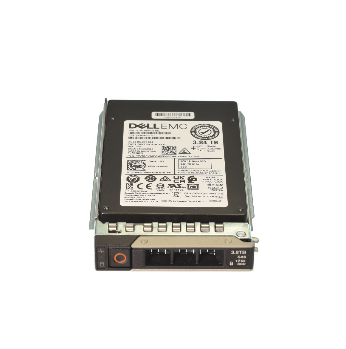 Dell Seagate 3.84TB 12GBPS SAS SED SSD YM9HP