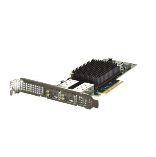 Dell Emulex LPe38102 Dual Port 64GB Fibre Channel Full Height Host Bus Adapter - D6PNX