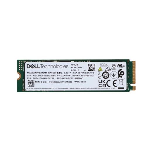 Dell SK Hynix M.2 480GB Gen 4 NVMe SSD Drive - XKRT9 HFS480GEJ8X167N