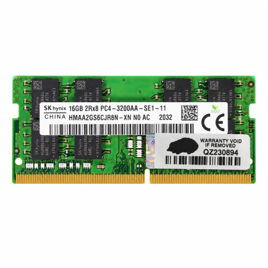 SK Hynix 16GB 2RX8 PC4-3200AA-S (3200MHz) Laptop Memory Module - HMA82GS6DJR8N-XN