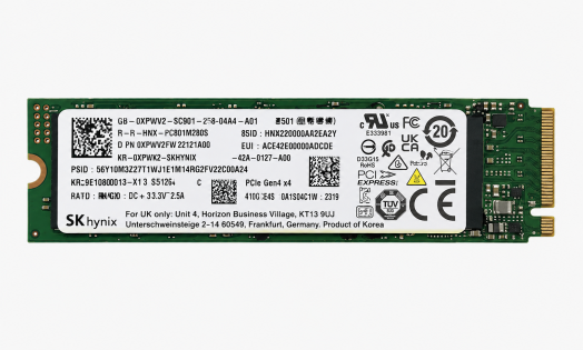 Dell SK Hynix PC801 M.2 2280 2TB Gen 4 NVMe SSD Drive - XPWV2 HFS002TEJ9X101N
