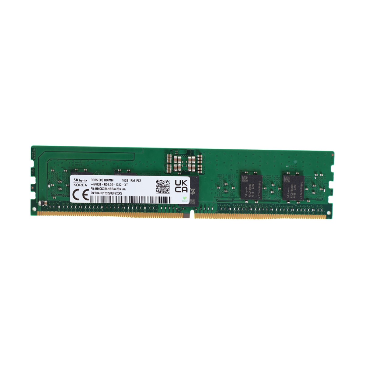 SK Hynix 16GB 1RX8 PC5-6400B-R (6400MHz) ECC Memory Module 