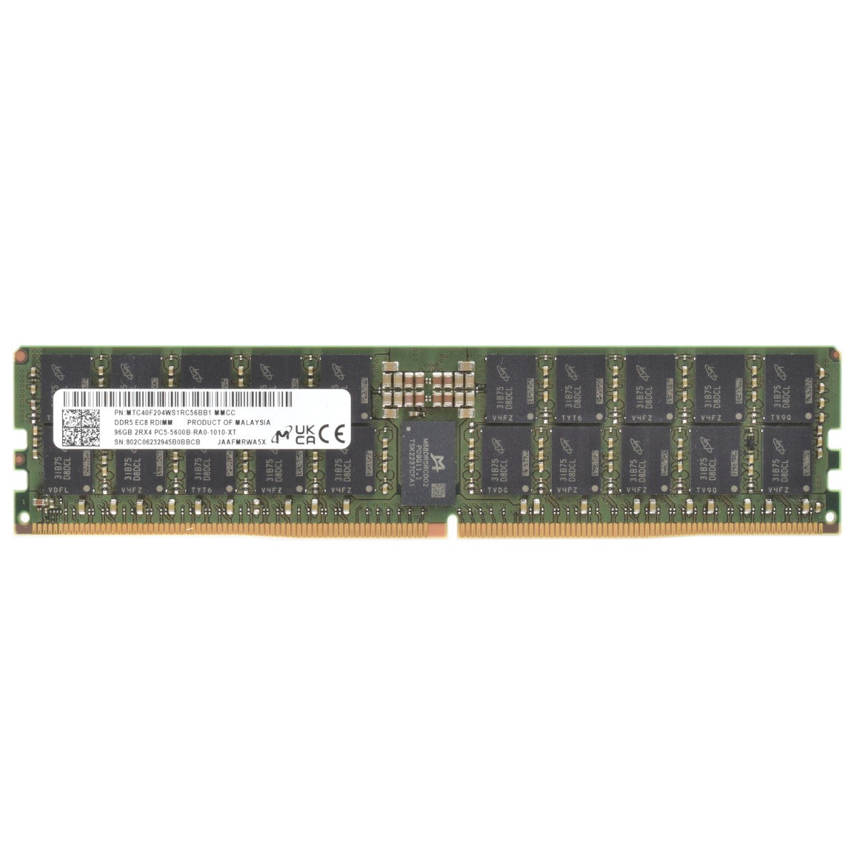 Samsung 32GB 2RX4 PC4-2933Y-R (2933MHz) ECC Memory Module